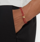 Luis Morais - Cord and Gold Bracelet - Red