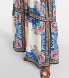 La DoubleJ Vesta printed silk maxi dress