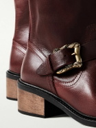Enfants Riches Déprimés - Engineer Buckled Leather Boots - Red