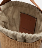 Chloé Woody Small raffia bucket bag
