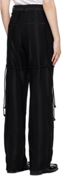 Song for the Mute Black Drawstring Trousers