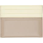 Givenchy Beige & Taupe Padded Card Holder