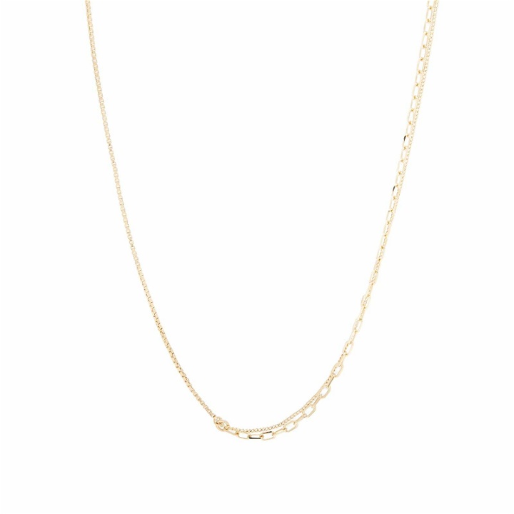 Photo: Dries Van Noten Men's Double Chain Necklace in Gold