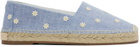 Manolo Blahnik Blue Susille Espadrilles