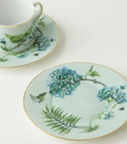 Aquazzura Casa Secret Garden set of 2 teacups and saucers