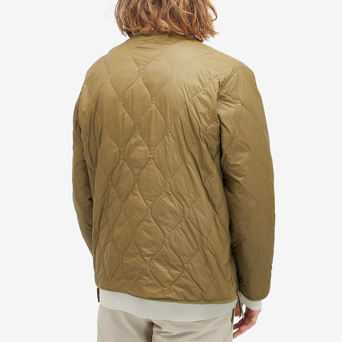 Taion Men's Reversible Vetjan Down Jacket in Olive Taion Extra