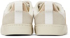 VEJA Baby White & Multicolor V-10 Sneakers