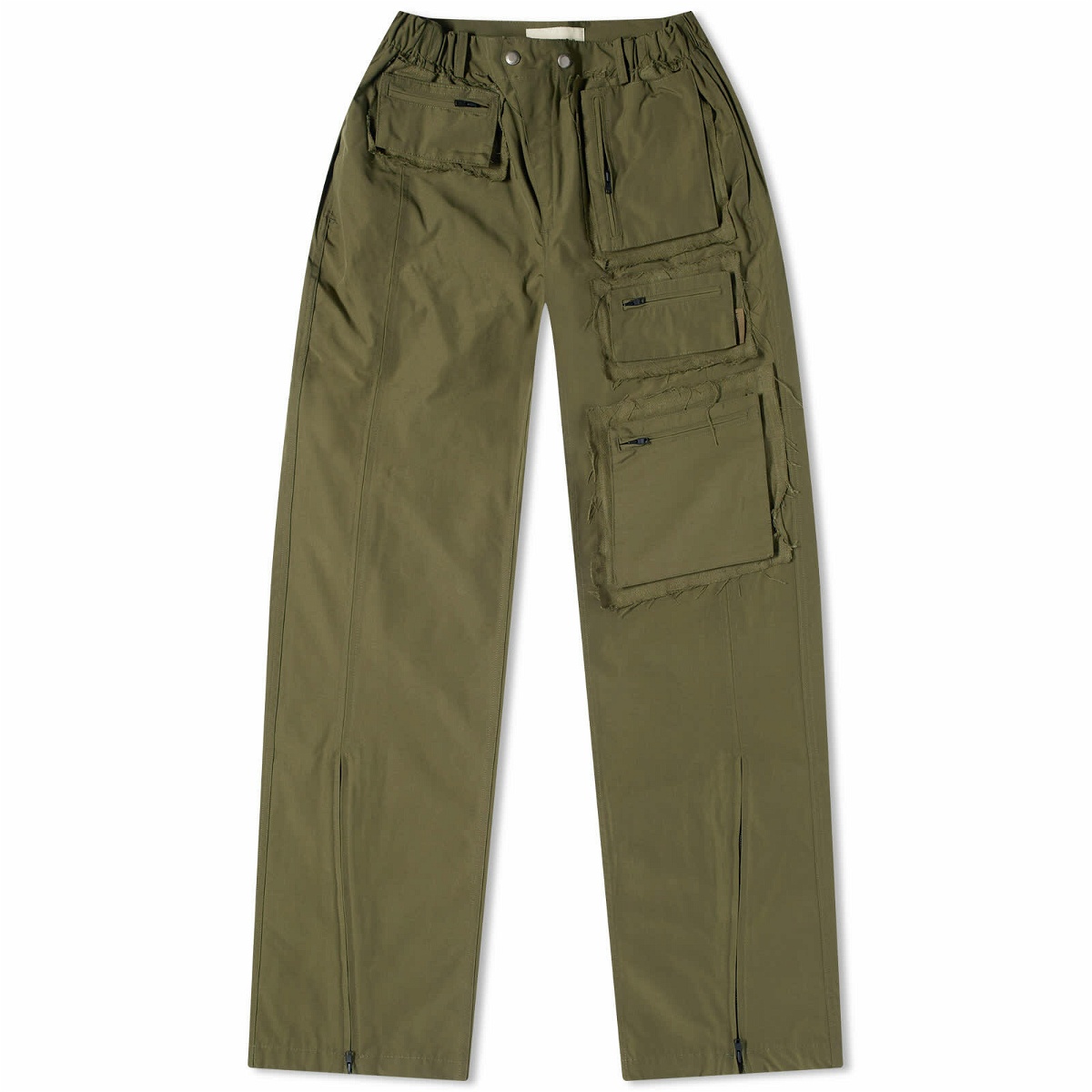 Photo: Andersson Bell Men's Raw Edge Cargo Pants in Khaki