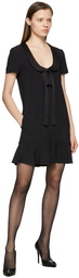 RED Valentino Black Crepe Short Dress