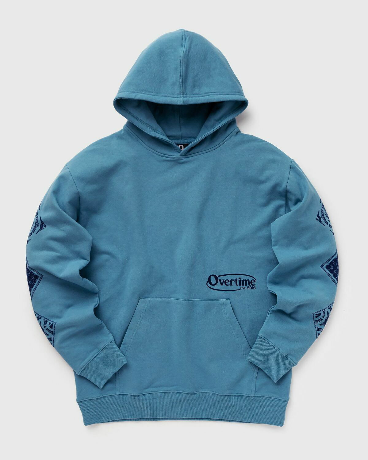 Overtime Courtside Hoodie Blue Mens Hoodies Overtime