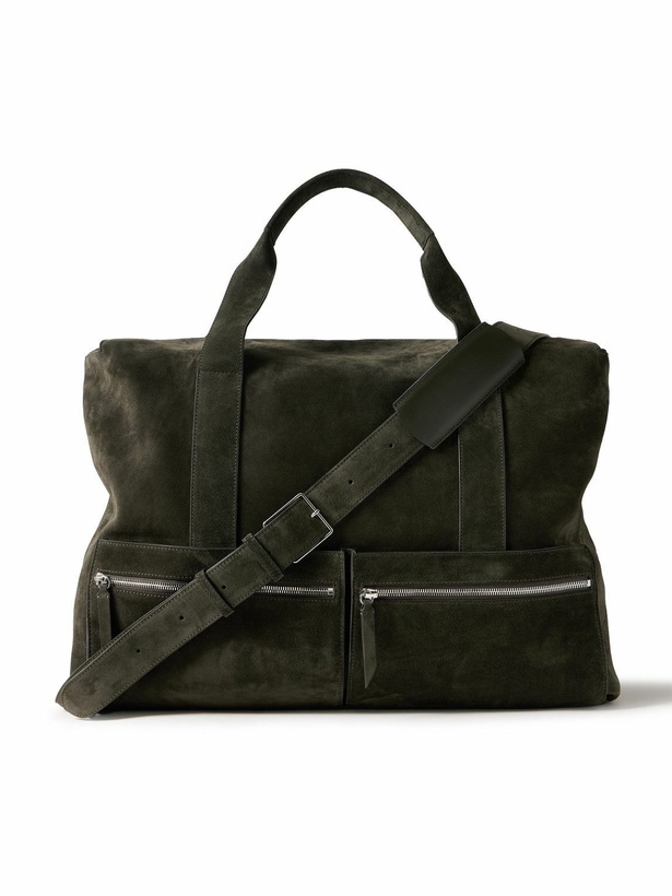 Photo: Métier - Racer 53 Suede Weekend Bag