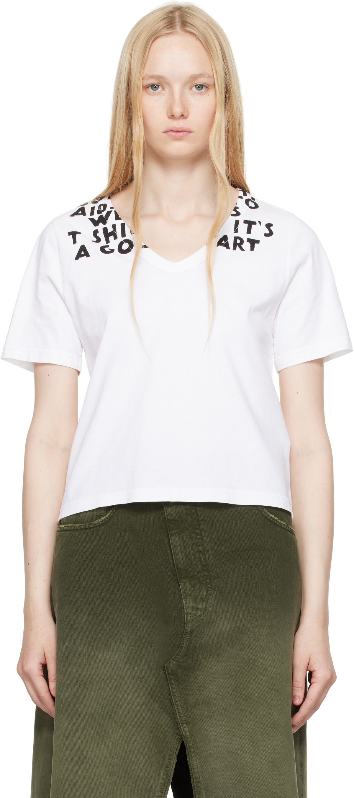 トップス Maison Margiera Pinstripe Shirt - Cotton Poplin | Maison Margiela