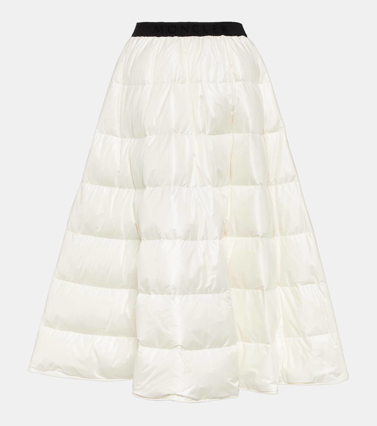 Moncler Flared down midi skirt Moncler Moncler Flared down midi skirt Moncler