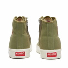 Kenzo Paris Men's Boke Flower High Top Sneakers in Khaki