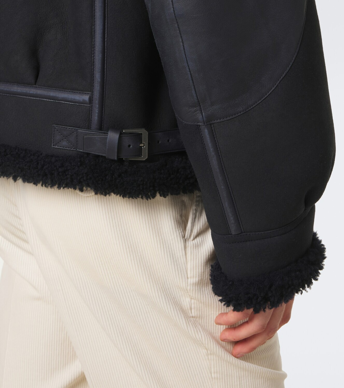 Ralph Lauren Purple Label Lutton shearling-lined leather jacket
