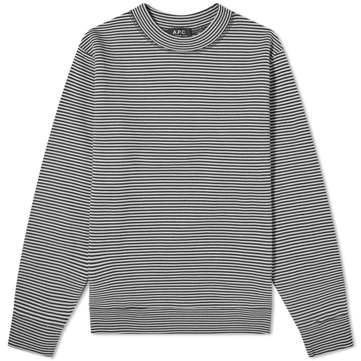 Photo: A.P.C. Malo Stripe Crew Sweat