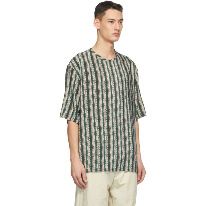 Lemaire Multicolor Silk Bamboo Print T-Shirt Lemaire