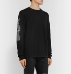 RtA - Logo-Embroidered Cashmere Sweater - Black