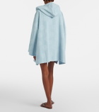 Hunza G Hooded cotton terry poncho