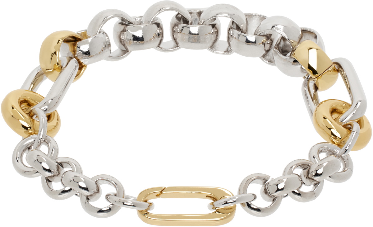 Laura Lombardi Silver & Gold Pietra Bracelet