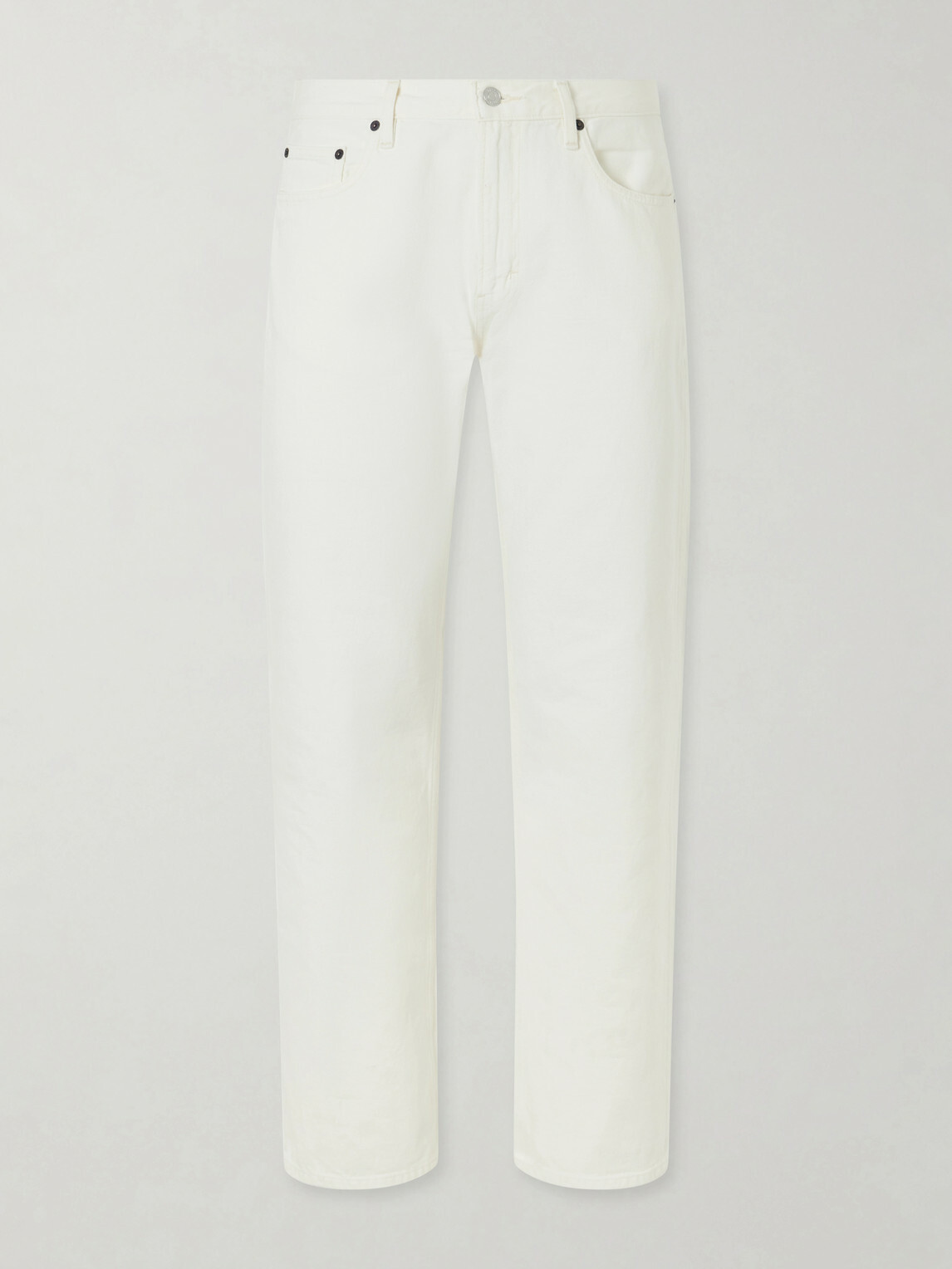 FRAME - Straight-Leg Jeans - White