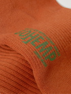 Anonymous ism - GOHEMP Ribbed Cotton-Blend Socks