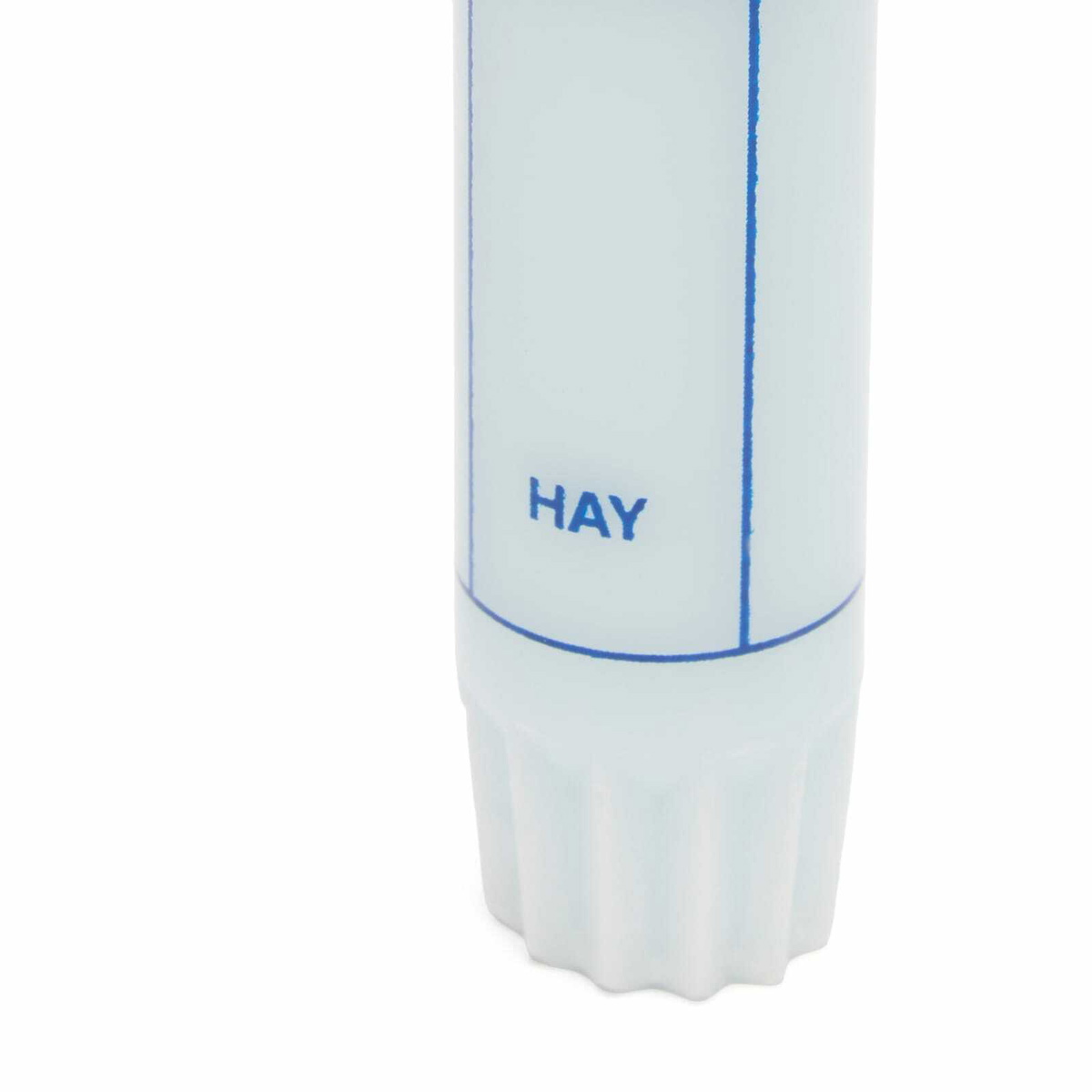 HAY Pattern Candle - Check in Blue 