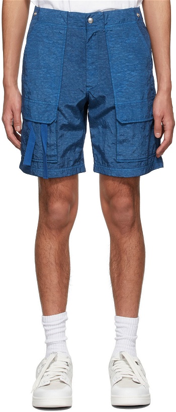 Photo: Helmut Lang Blue Military Shorts