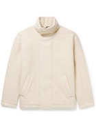 Agnona - Alpaca-Blend Fleece Blouson Jacket - Neutrals