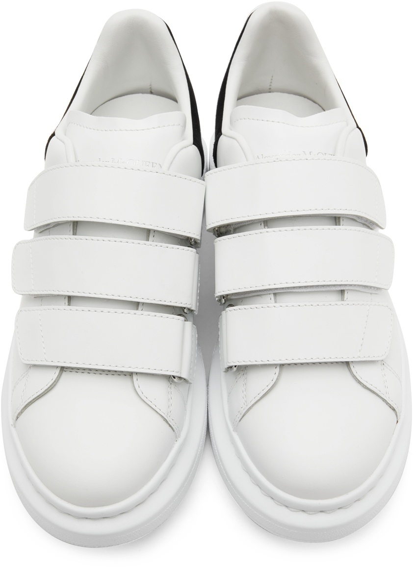 Alexander McQueen Velcro Strap Oversized Sneaker in White