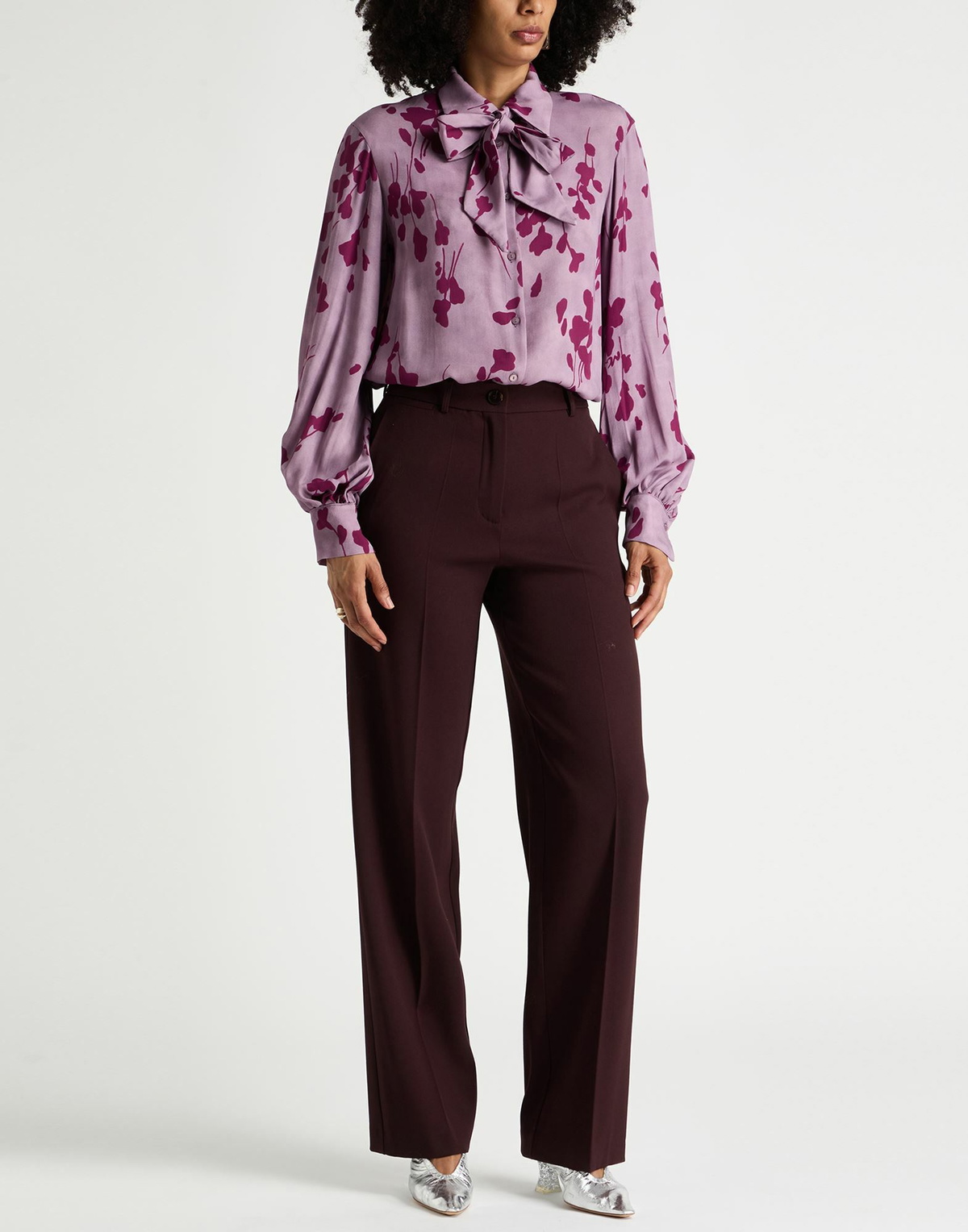 Manila Grace Womens Shirt Lilac
