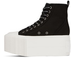 Marc Jacobs Black 'The Platform High Top' Sneakers