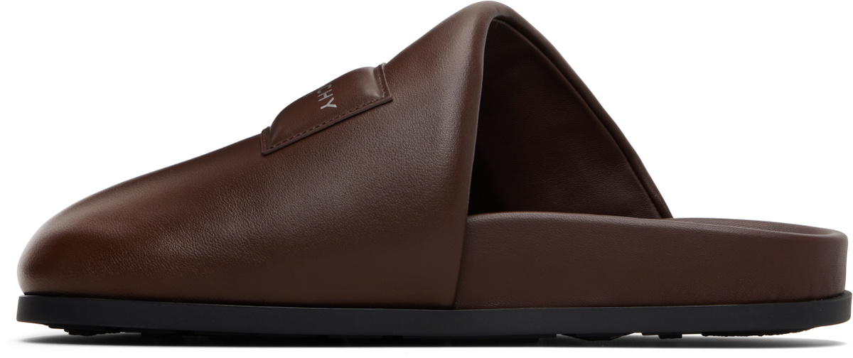 Givenchy Brown Puffy Mule Slip-on Loafers