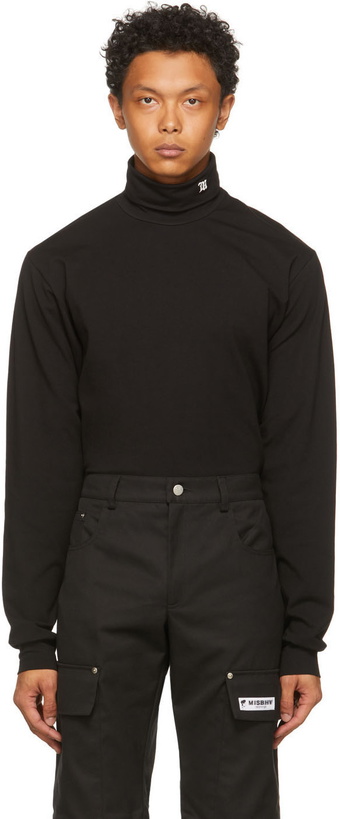 Photo: MISBHV Black Monogram Turtleneck