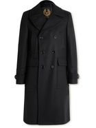 Belstaff - New Mildford Double-Breasted Padded Wool-Blend Overcoat - Black