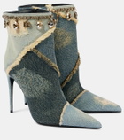 Dolce&Gabbana Embellished denim ankle boots