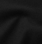 Gucci - Slim-Fit Webbing-Trimmed Stretch-Cotton Piqué Polo Shirt - Black