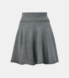 Extreme Cashmere N°379 Girl cashmere-blend miniskirt