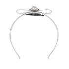 Versace Women's Bow Headband in Silver Palladium 