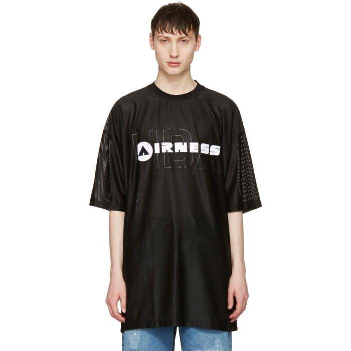 Hood by air Tシャツ Hood by Air Black Airness T-Shirt Hood By Air