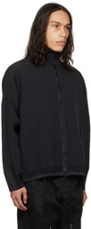 sacai Black Zip Sweatshirt