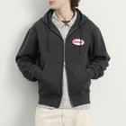Gramicci Men's Oval Patch Zip Hoodie in Vintage Black