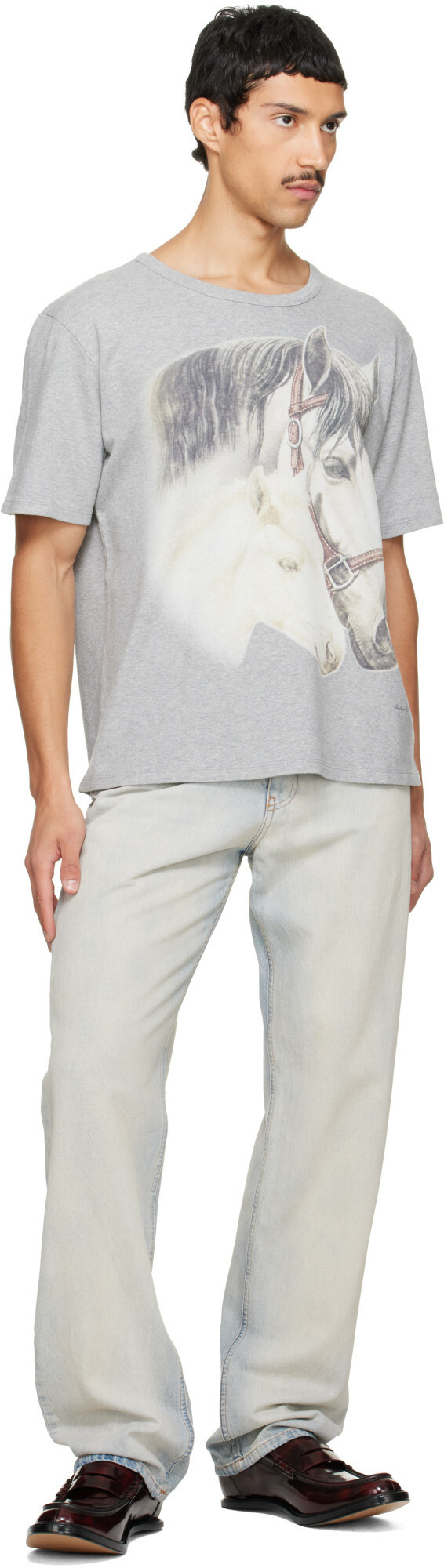 MM6 Maison Margiela Blue Washed Jeans