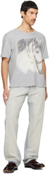 MM6 Maison Margiela Blue Washed Jeans