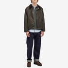 Barbour Men's OS Transport Wax Jacket in Olive