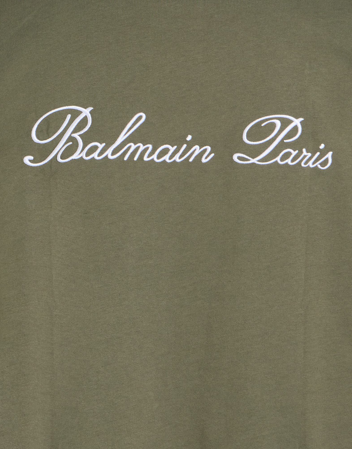Balmain Mens T-shirt Military in Green