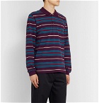 Très Bien - Striped Cotton-Piqué Polo Shirt - Multi