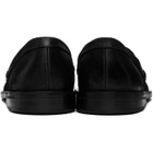 Marsèll Black Mocasso Waxed Reversed Leather Loafers