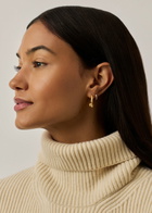 Missoma X Lucy Williams Knot 18ct Gold Vermeil Small Hoop Earrings - One Size