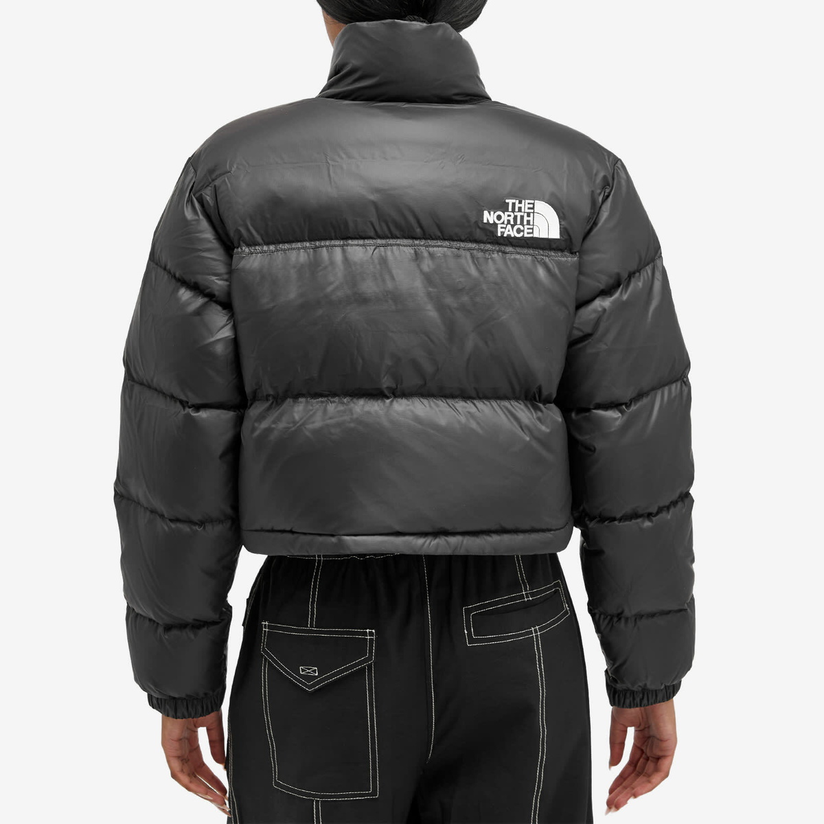 The North Face Women's Nuptse Short Jacket in TNF Black The